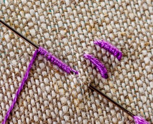 Bullion stitch pic