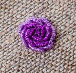 Stitch Steps - Grub Rose (or Bullion Rose)