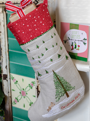 Santa's Forest Stocking