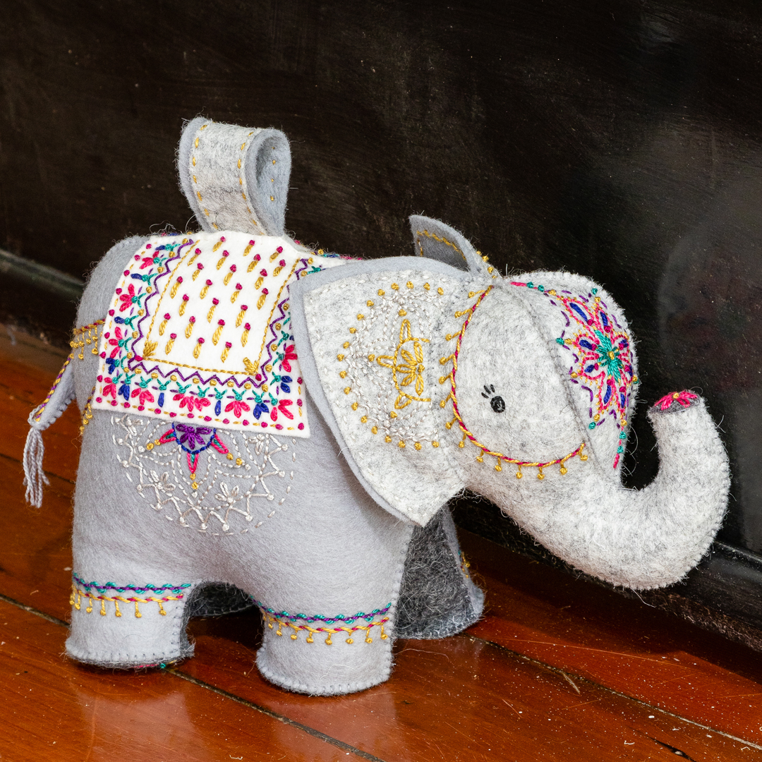 Eleesha the Elephant Doorstopper