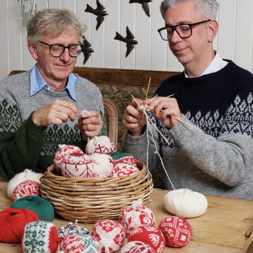 Hsp2605 Let It Snow Knitted Decorations