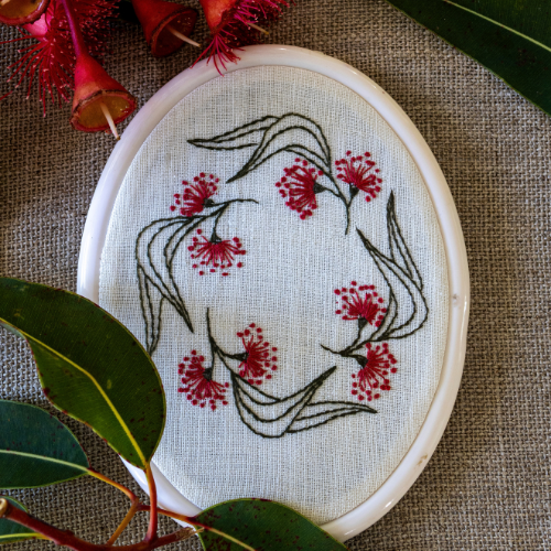 Hsp2705 Floral Ring Embroidery